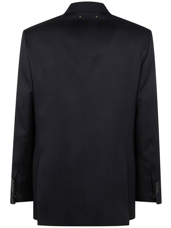 26SS 골든구스 더블 브레스티드 블레이저 GMP00835 P001521 90100 098 90100 BLACK - GOLDEN GOOSE