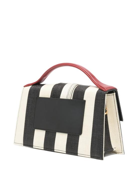 26SS 자크뮈스 라지 밤비노 크로스바디 플랩 백 BAW00007AE00076 1FY NATURAL BLACK - JACQUEMUS