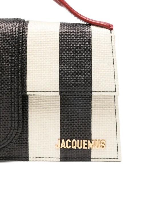 26SS 자크뮈스 라지 밤비노 크로스바디 플랩 백 BAW00007AE00076 1FY NATURAL BLACK - JACQUEMUS