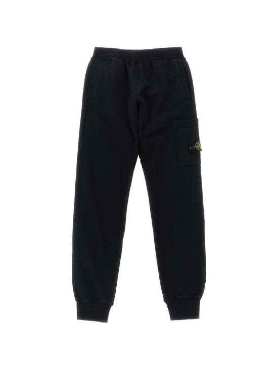 26SS [키즈] 스톤 아일랜드 트레이닝/조거 팬츠 L1S166200003 S0040V0029 Black - STONE ISLAND