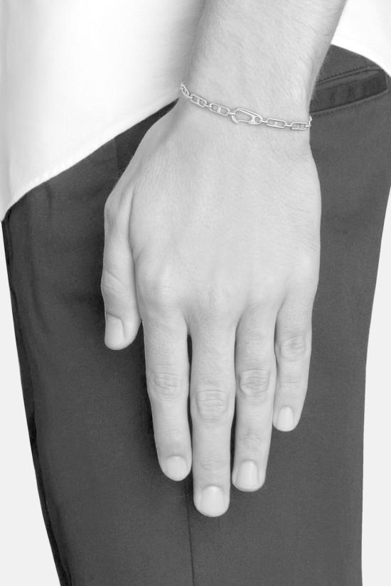  미안사이 브레이슬릿 스털링 실버 마리네로 체인 링크 팔찌