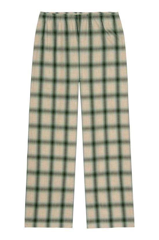  도니 크롭 팬츠 . 크롭 플란넬 팬츠