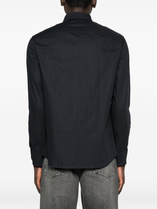 26SS 엠포리오 아르마니 긴팔 셔츠 EM001537 AF18123FB319 Blue - EMPORIO ARMANI