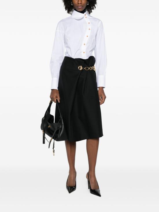 26SS 셀린느 미디 스커트 RJ081 523K38NO Black - CELINE