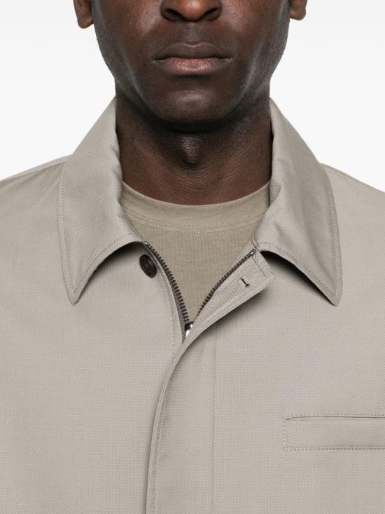 26SS 엠포리오 아르마니 자켓 EM005318 AF24469U8049 Dove Grey - EMPORIO ARMANI