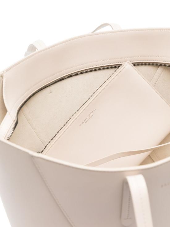 26SS 브루넬로 쿠치넬리 모닐리 카프스킨 BC 듀오 백 MBXAD2571 C8905 Ivory - BRUNELLO CUCINELLI