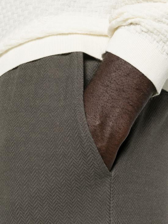 26SS 엠포리오 아르마니 스트레이트 팬츠 EM005382 AF13700F8221 Grey - EMPORIO ARMANI