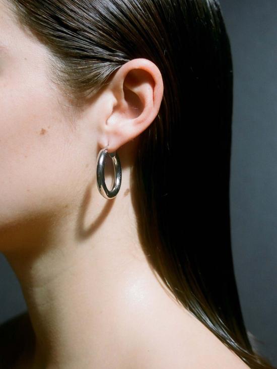  Common Muse 이어링 커먼 뮤즈 실버 후프  실버