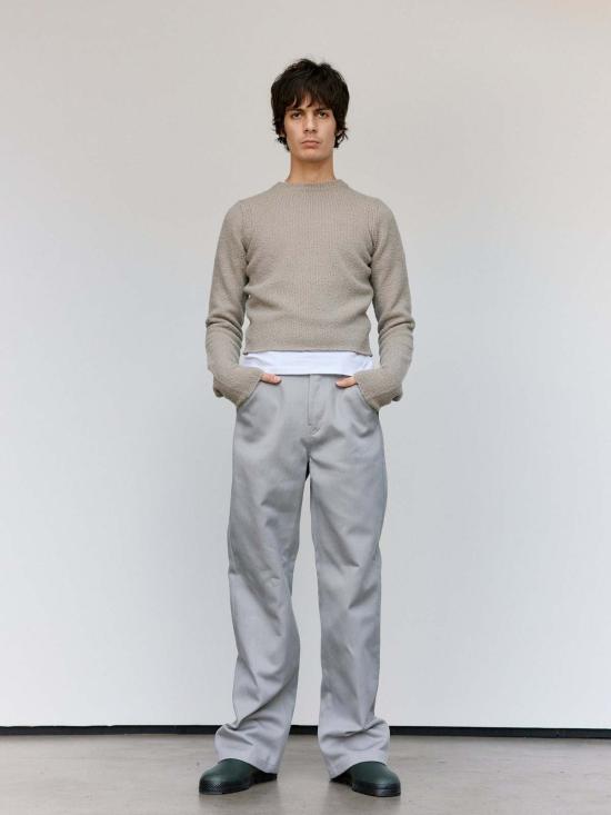  리에르 반팔 티셔츠 리어 저지 코튼 슬림핏 티셔츠 - RIER