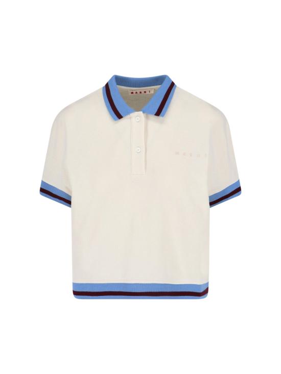 26SS 마르니 반팔 티셔츠 THJE0389LS UTC599 00W08 White