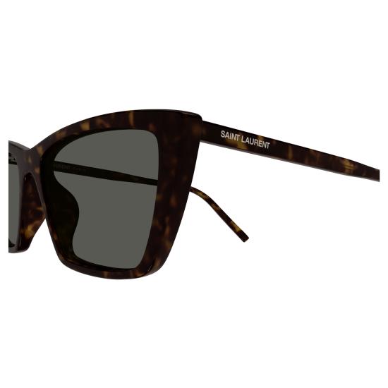 25FW 생로랑 선글라스 SL 737 MICA THIN 002 HAVANA HAVANA GREY