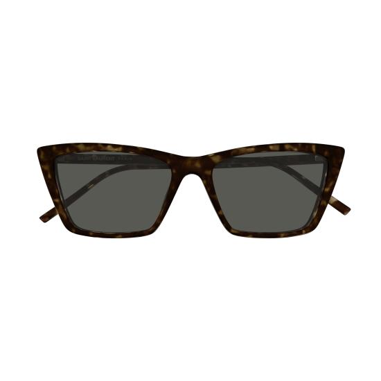25FW 생로랑 선글라스 SL 737 MICA THIN 002 HAVANA HAVANA GREY - SAINT LAURENT