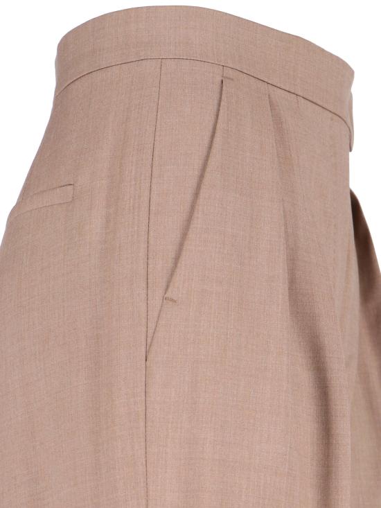 26SS 막스마라 스트레이트 팬츠 2611131071600 001 Brown - MAX MARA