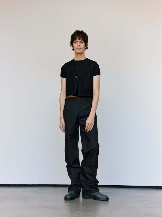  리에르 베스트 리어 펠트 울 경량 작업용 조끼 - RIER