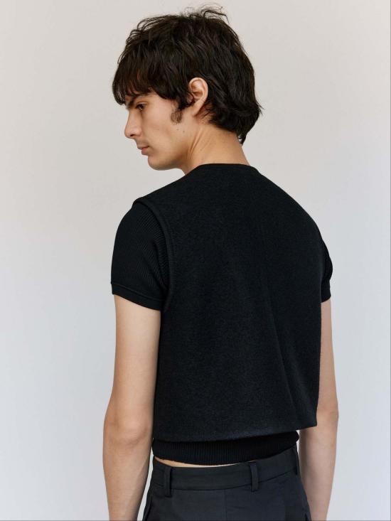  리에르 베스트 리어 펠트 울 경량 작업용 조끼 - RIER