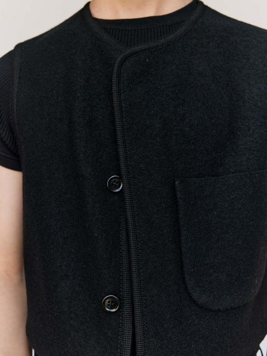  리에르 베스트 리어 펠트 울 경량 작업용 조끼 - RIER