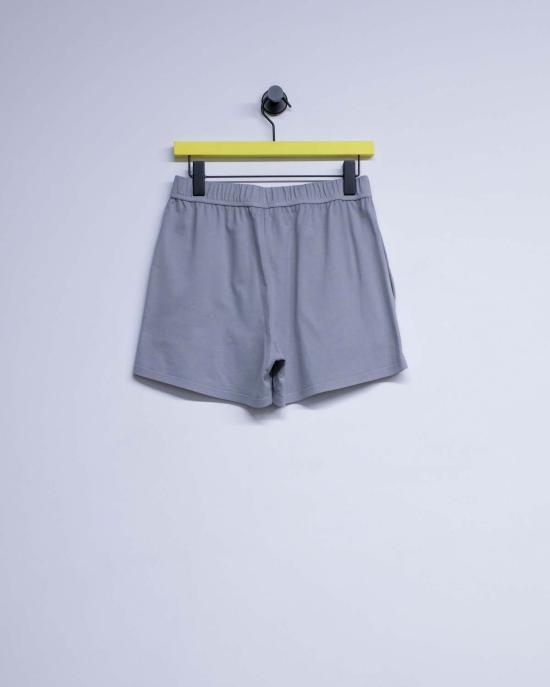  [키즈] 리에르 쇼츠/버뮤다 리어 라이트 그레이 코튼 저지 반바지 - RIER