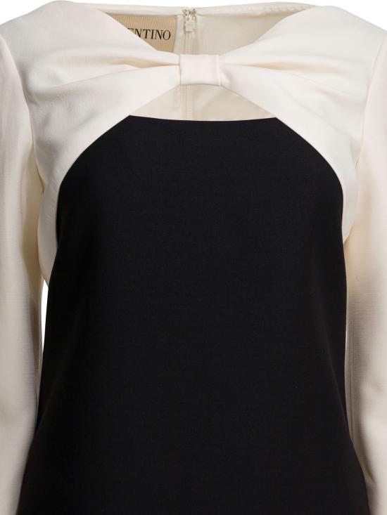 26SS 발렌티노 가라바니 미디 원피스 8B3VAJ061CF0NA BLACK - VALENTINO GARAVANI