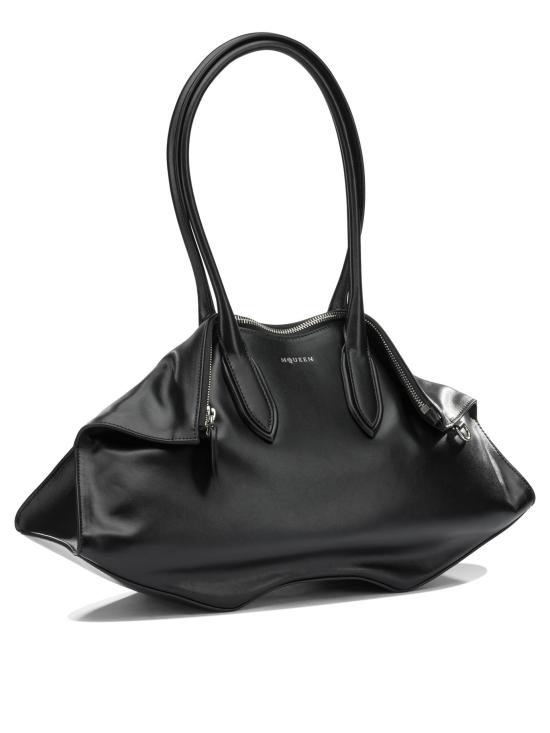 26SS 알렉산더 맥퀸 토트백 8559971VDXA1000 BLACK - ALEXANDER MCQUEEN