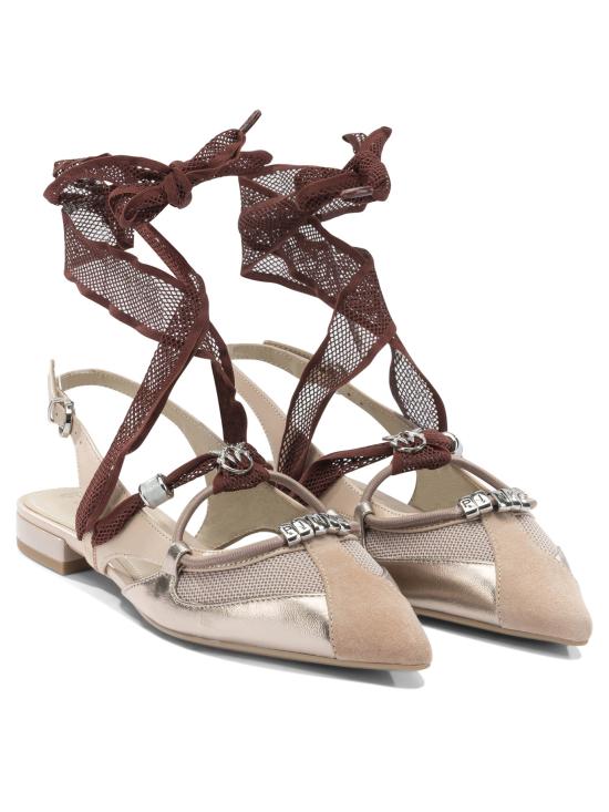 26SS 핑코 플랫 슈즈 SD0547P003W4E BEIGE - PINKO