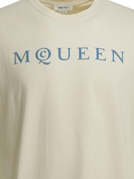 26SS 알렉산더 맥퀸 반팔 티셔츠 847750QTAD50997 WHITE - ALEXANDER MCQUEEN