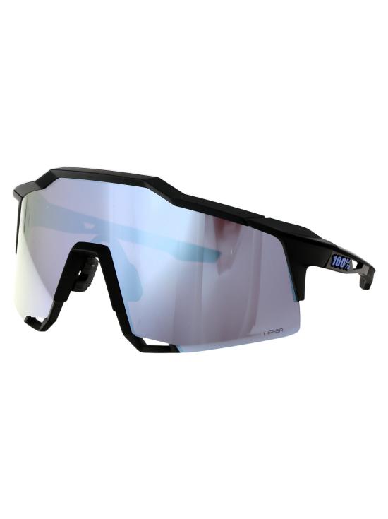 25FW 100퍼센트 선글라스 6000700004 00004 MATTE BLACK HIPER BLUE MULTILAYER MIRR - 100PERCENT