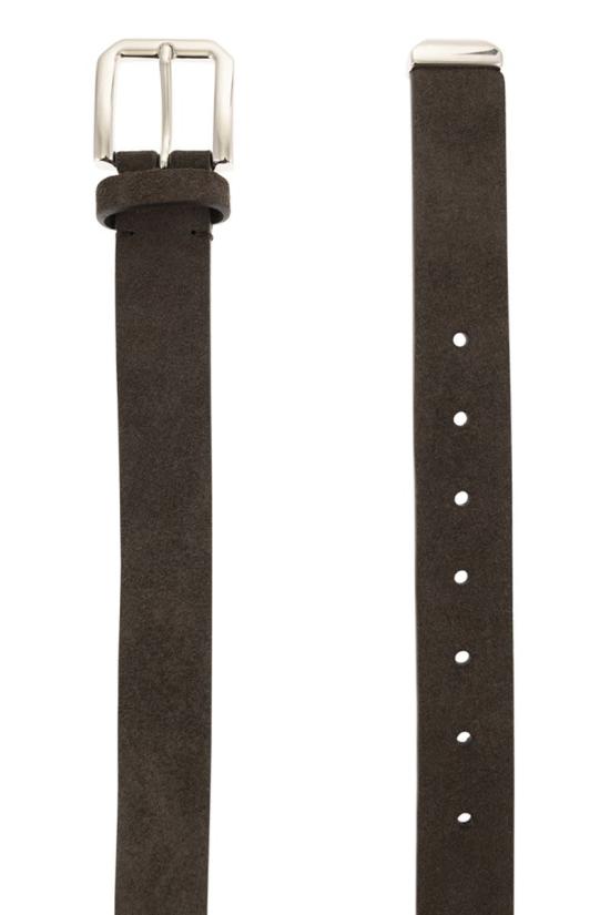 26SS 브루넬로 쿠치넬리 가죽 벨트 MAUGP317 C8391 DARK BROWN - BRUNELLO CUCINELLI