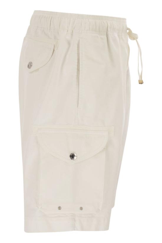 26SS 브루넬로 쿠치넬리 스트레이트 팬츠 M252DU0025 C2200 WHITE - BRUNELLO CUCINELLI