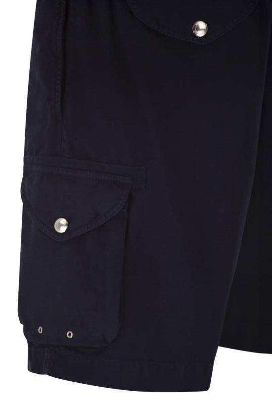26SS 브루넬로 쿠치넬리 스트레이트 팬츠 M252DU0025 C2517 NAVY - BRUNELLO CUCINELLI