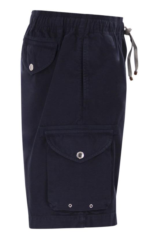 26SS 브루넬로 쿠치넬리 스트레이트 팬츠 M252DU0025 C2517 NAVY - BRUNELLO CUCINELLI