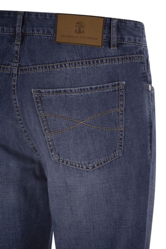 26SS 브루넬로 쿠치넬리 스트레이트 팬츠 ME645D3210 C1471 MEDIUM DENIM - BRUNELLO CUCINELLI