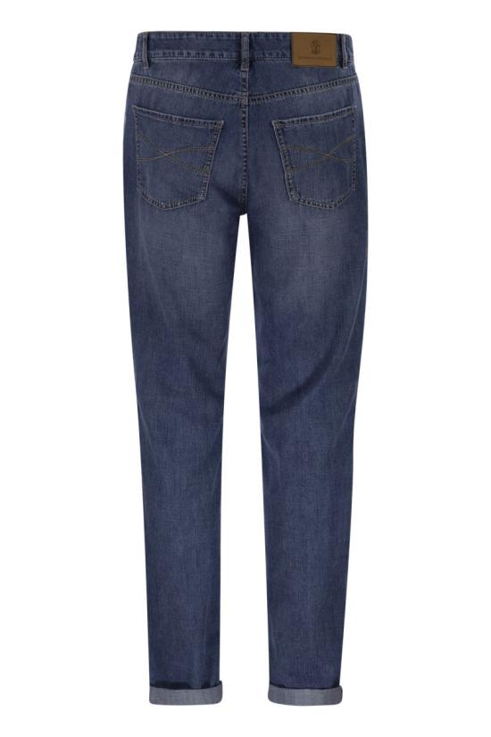 26SS 브루넬로 쿠치넬리 스트레이트 팬츠 ME645D3210 C1471 MEDIUM DENIM - BRUNELLO CUCINELLI