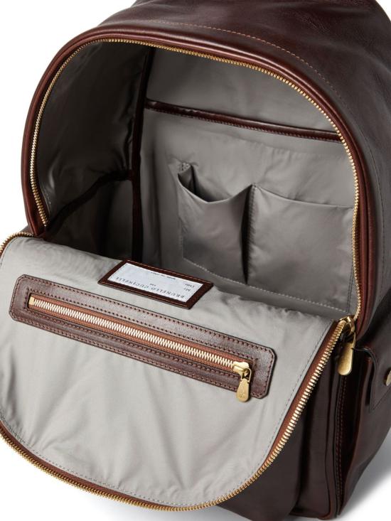 26SS 브루넬로 쿠치넬리 카프스킨 백팩 MBCIBU243 C8457 BURGUNDY - BRUNELLO CUCINELLI