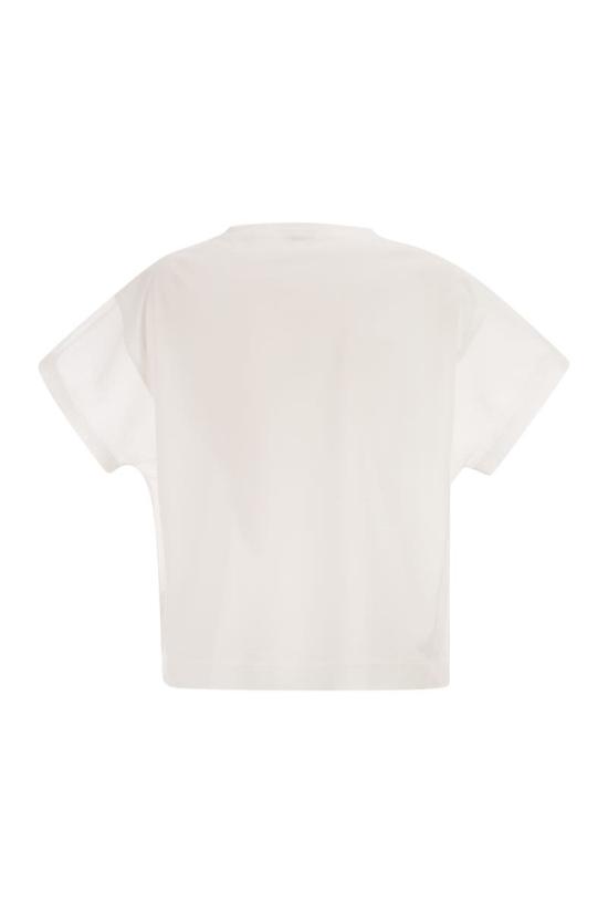 26SS 브루넬로 쿠치넬리 반팔 티셔츠 M0T81BX800 C6159 WHITE - BRUNELLO CUCINELLI