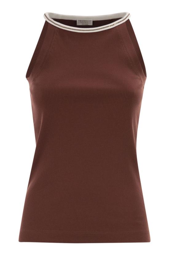 26SS 브루넬로 쿠치넬리 반팔 티셔츠 MG902DO320 CRZ34 BORDEAUX