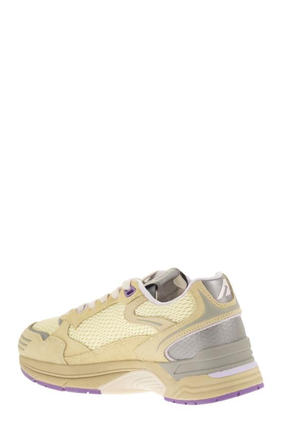 26SS 오트리 스니커즈 HYLWHU01 BEIGE PURPLE - AUTRY