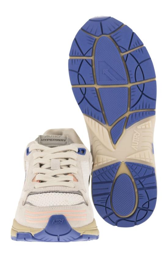 26SS 오트리 HYPERWAY 하이퍼웨이 스니커즈 HYLWHU02 WHITE BLUE - AUTRY