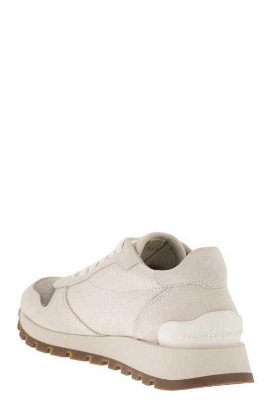 26SS 브루넬로 쿠치넬리 스니커즈 MZ58G1960 C209 WHITE - BRUNELLO CUCINELLI