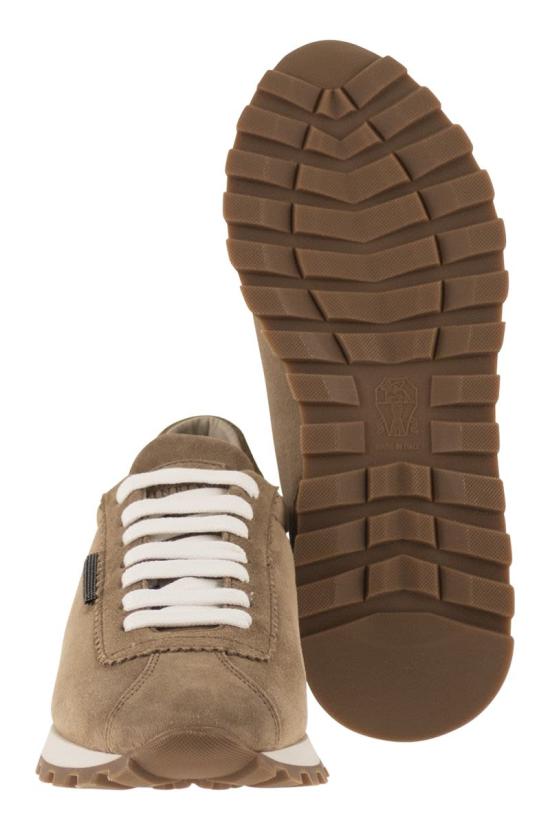 26SS 브루넬로 쿠치넬리 스니커즈 MZSFG2110 C2767 BROWN - BRUNELLO CUCINELLI