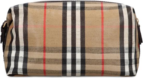 26SS 버버리 하이랜드 트래블 파우치 8120003166995A2021 Beige - BURBERRY