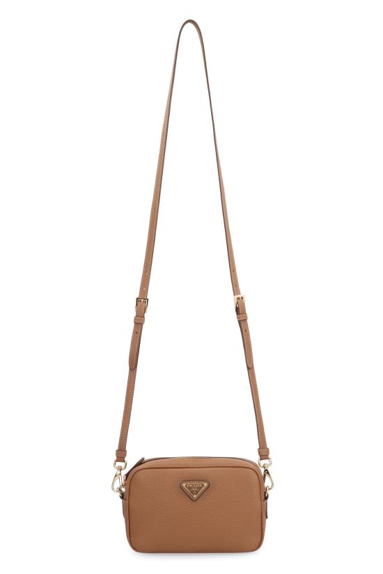 26SS 프라다 레더 미니백 1NF0602DKVF03BH brown - PRADA