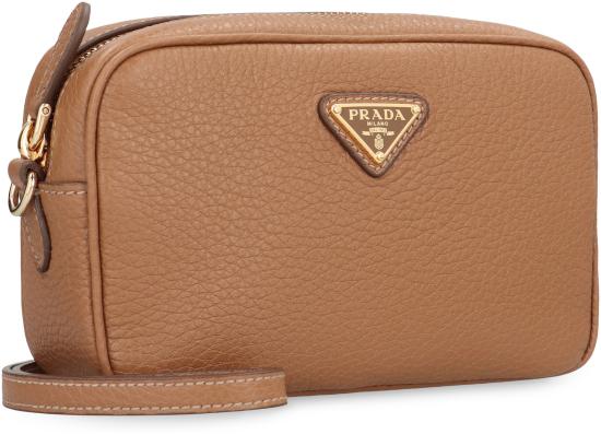 26SS 프라다 레더 미니백 1NF0602DKVF03BH brown - PRADA