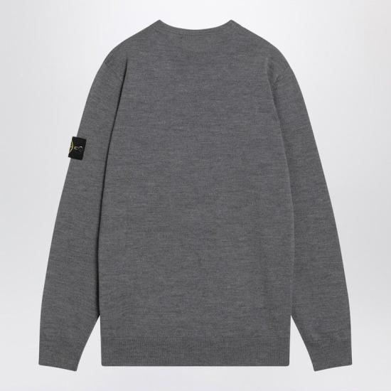 25FW 스톤 아일랜드 스웨터 S155100071S00C4V0M67 grey - STONE ISLAND