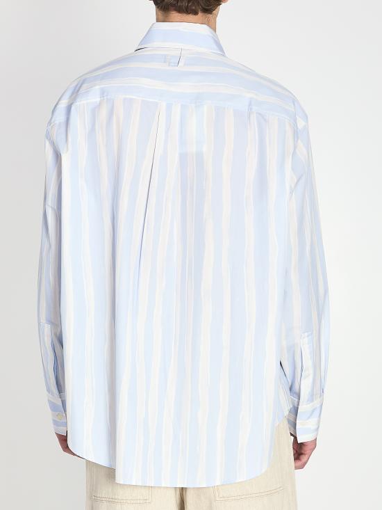 26SS 자크뮈스 긴팔 셔츠 SHM00605AW00691 3GT LIGHT BLUE - JACQUEMUS