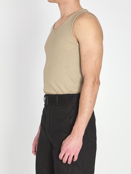 26SS 르메르 저지 탱크탑 TS0006LJ1030 GR609 GREEN - LEMAIRE