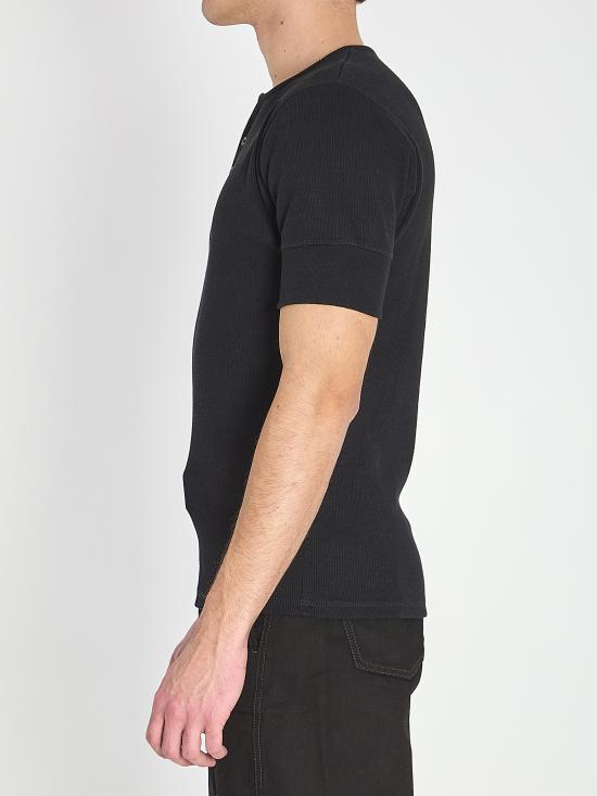26SS 르메르 저지 헨리넥 탑 TS0007LJ1030 BK999 BLACK - LEMAIRE