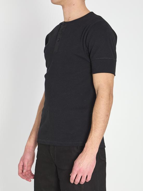 26SS 르메르 저지 헨리넥 탑 TS0007LJ1030 BK999 BLACK - LEMAIRE