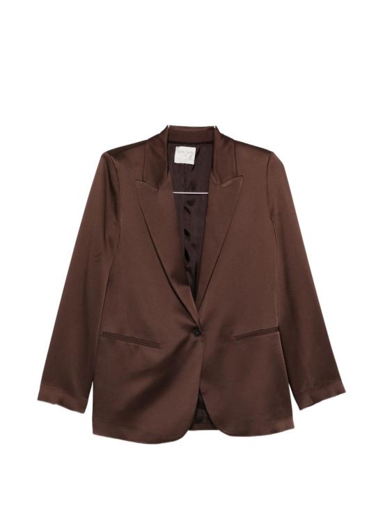 26SS 포르테포르테 수트 자켓 14547BISMYJACKETCHOCOLAT BROWN