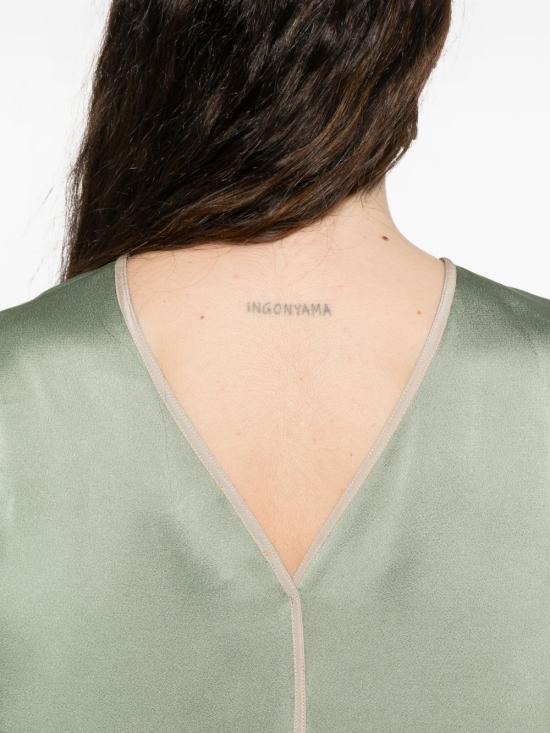 26SS 포르테포르테 반팔 티셔츠 14552MYTOPKHAKI GREEN - FORTE FORTE