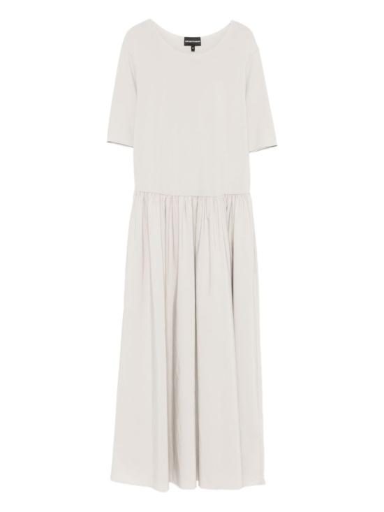26SS 엠포리오 아르마니 미디 원피스 EW003528AF16066U8012 LIGHT GREY